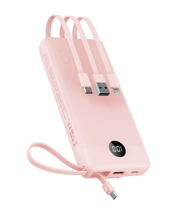 VEEKTOMX Built-in Cable Power Bank