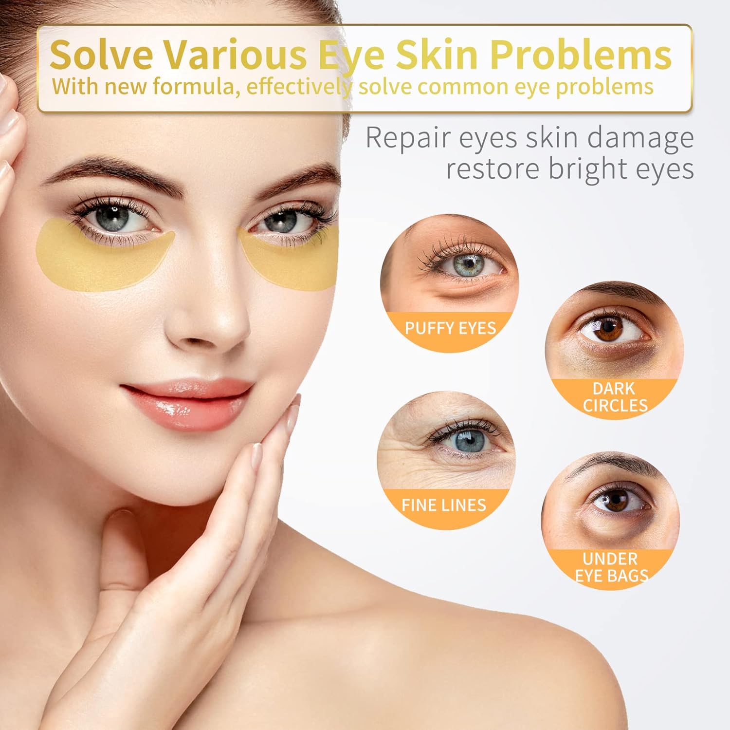 24K Gold Collagen Eye Patches