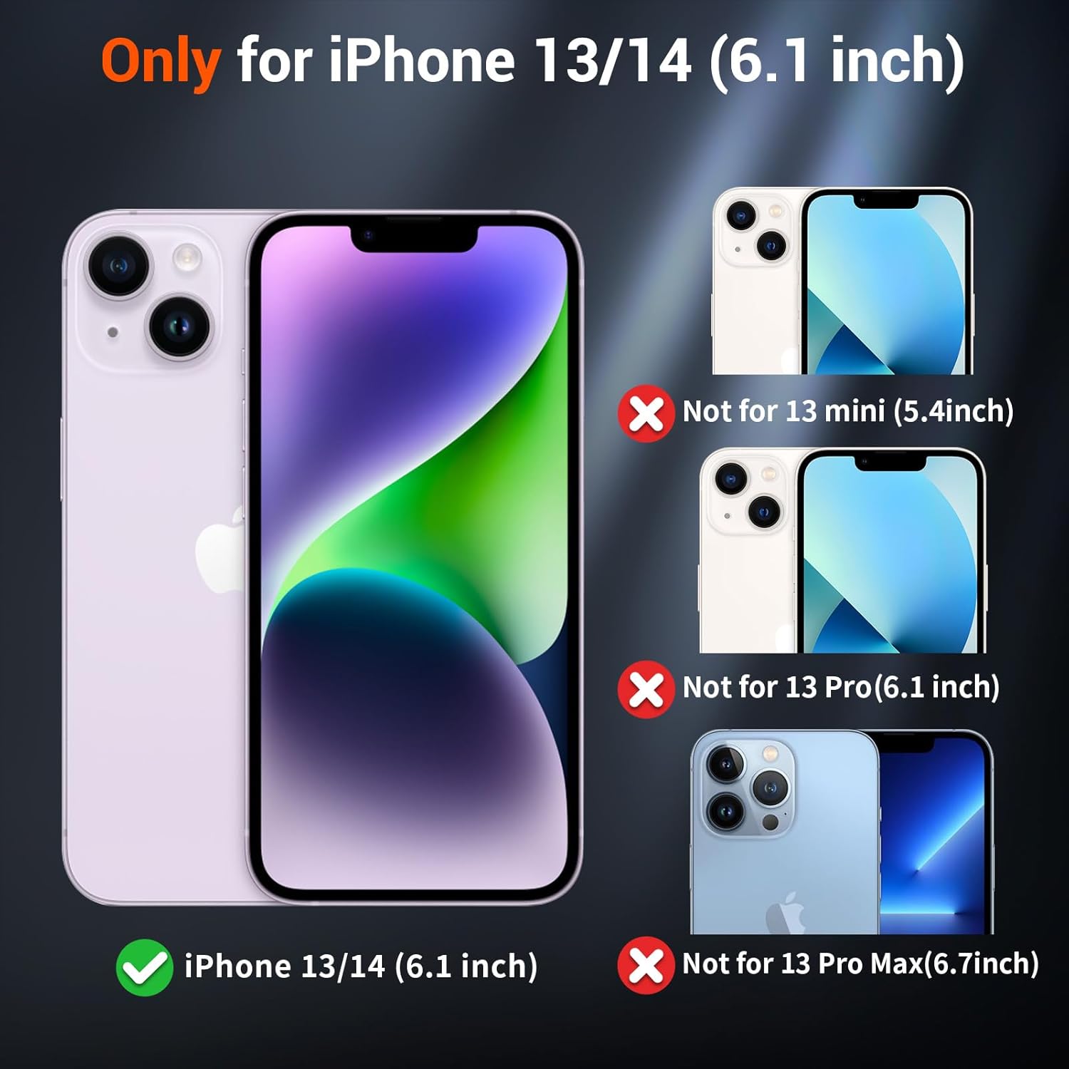 SUPFINE Magnetic iPhone 14/13 Case